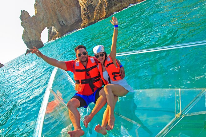 1 hour Private Navigation in Transparent Boat Arco de Los Cabos - Tropical Fish and the Open-Water Portion