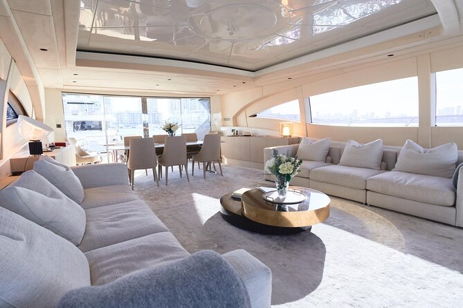 108 ft Neoprene Overmarine Yacht - Why the Neoprene works for a private Cabo day