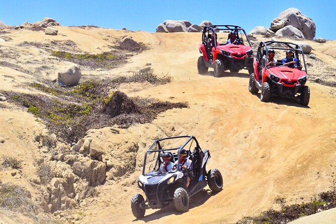 Adventure in Los Cabos Margaritas beach in ATV/UTV desert tour - Reaching Margaritas Beach
