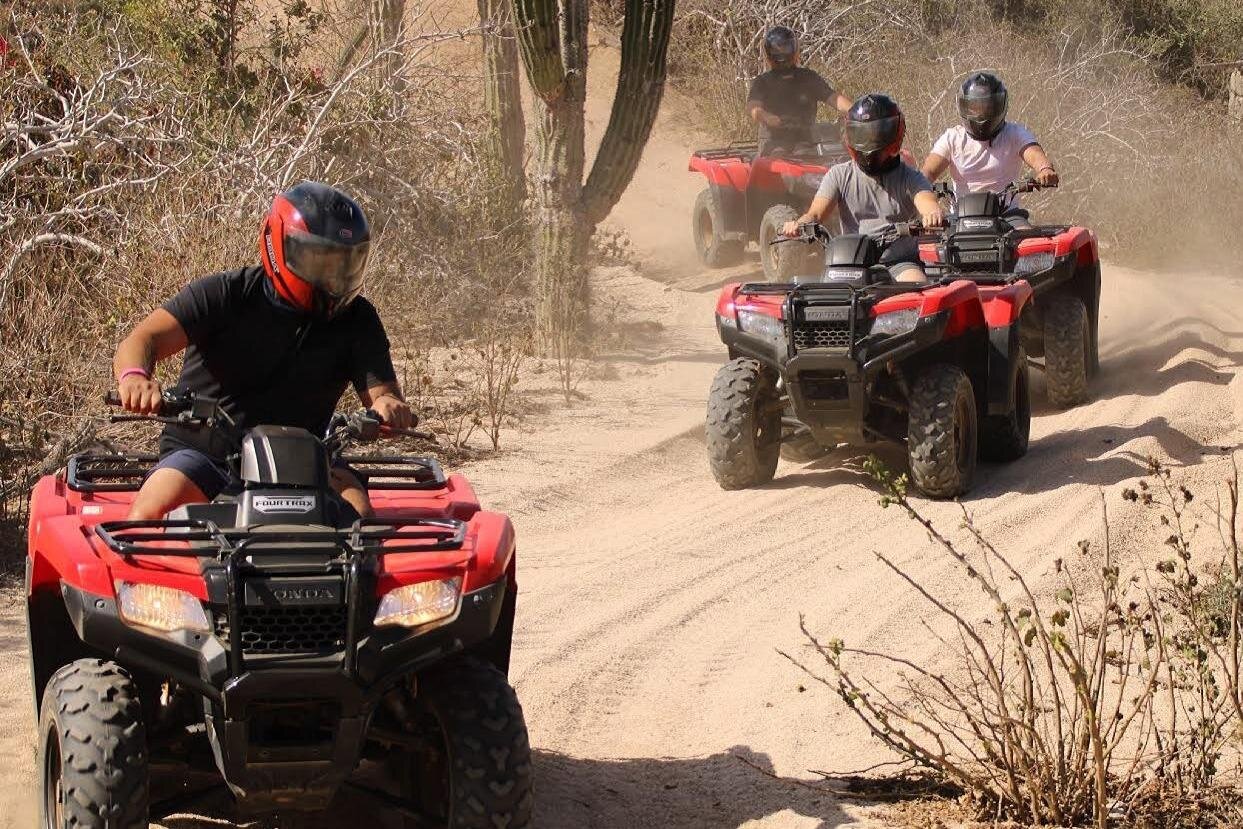 ATV Adventure in Rancho San Cristobal Cabo San Lucas - Quesadillas and Seasonal Water