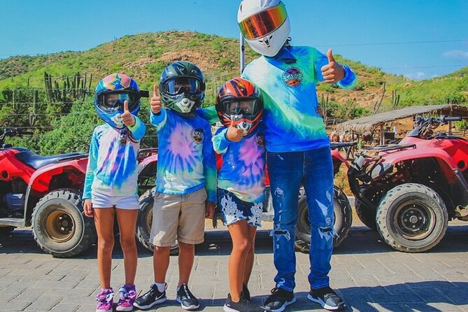 Beach and Desert Mini Razor Tour in Cabo - Cactus Park starts with a briefing, not a race