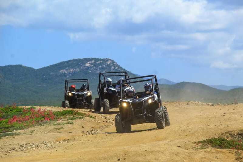 Beach & Desert UTV Tour in Cabo - Beach driving with waves beside you