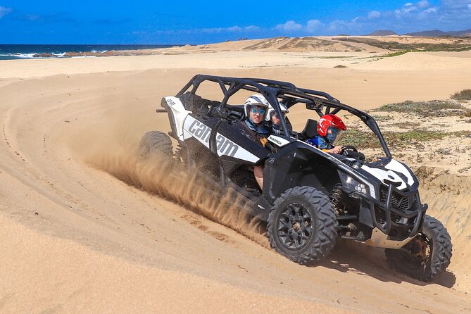 Beach UTV Adventure with Free Camel and Horseback Ride - An hour across dunes and Pacific trails by UTV