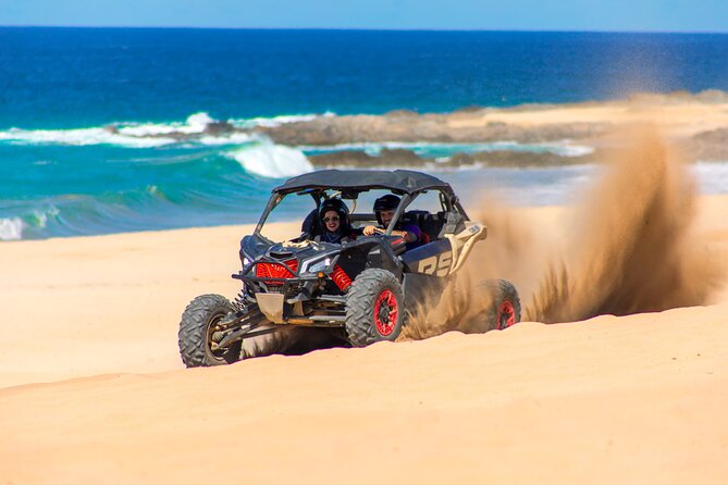 Beach UTV and Camel Ride Combo in Cabo - Lunch, tequila, and the extras table