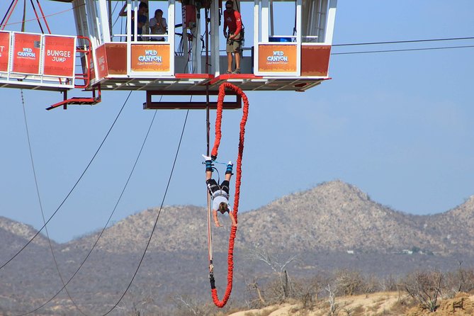 Bungee Jump in Los Cabos - The jump itself, from boarding to recovery