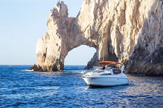Cabo Private Yacht Cruise to El Arco with Snorkeling Adventure - Cruising toward El Arco and Lover’s Beach