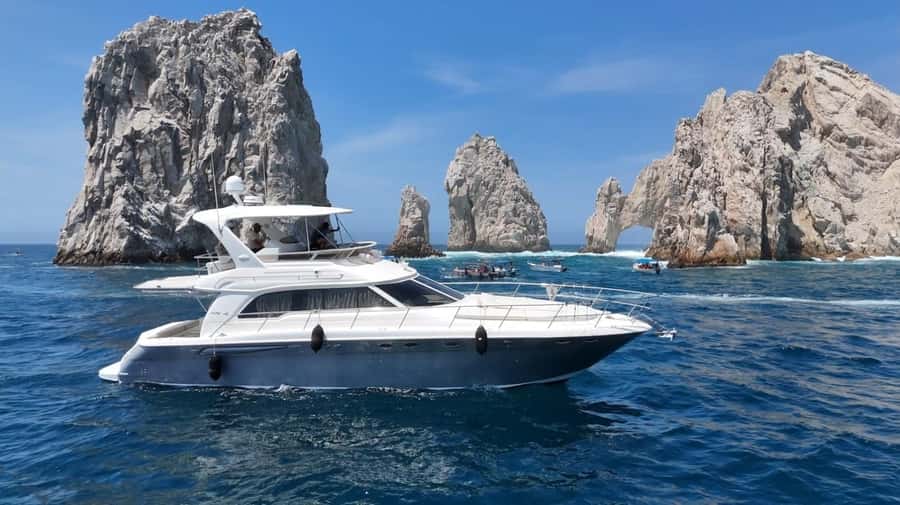Cabo: Private Yacht Tour, Water Activities, Lunch & Drinks - Cabo’s Arch from a private yacht