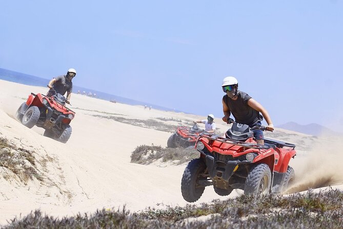 Cabo’s Best ATV Tour – Desert, Beach Ride & Tequila Tasting - Riding from Cabo into the Pacific desert