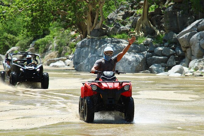 Cabo’s Best ATV Tour – Desert, Beach Ride & Tequila Tasting - Hotel pickup, check-in, and the time you really need