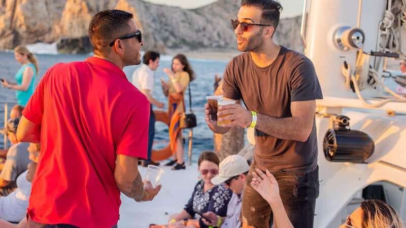 Cabo San Lucas: 2 Hour Sunset Cruise with Food and Wine - Boarding the two-hour luxury catamaran