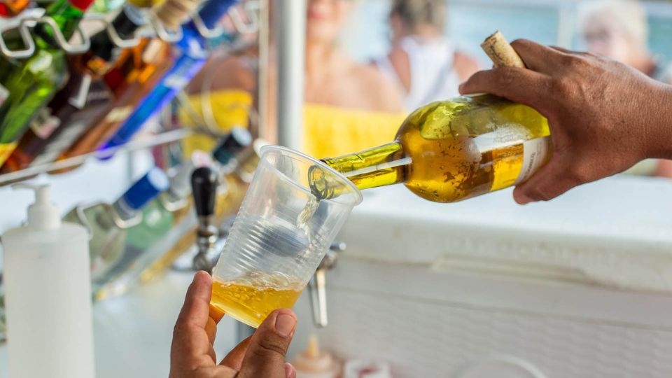 Cabo San Lucas: 2 Hour Sunset Cruise with Food and Wine - Jazz, appetizers, and the open bar