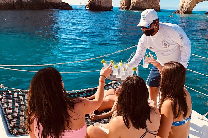 Cabo San Lucas and Santa Maria Bay Snorkeling Sightseeing Cruise - Lunch, margaritas, and the open bar
