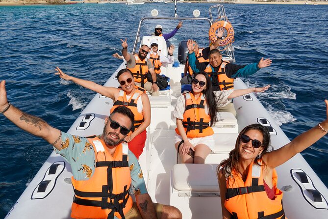 Cabo San Lucas Arch Cruise and Shopping Tour - Quesadillas, spicy salsa, and tequila tasting