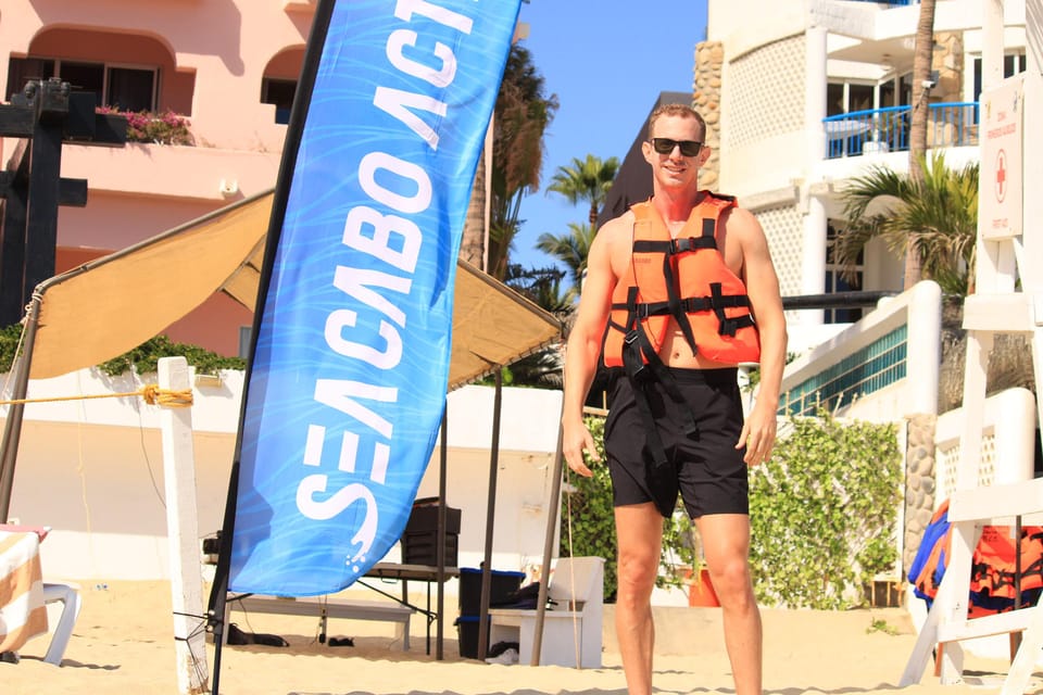 Cabo San Lucas Bay: Guided Jet Ski 30 minutes Rental - After the ride at Medano Beach