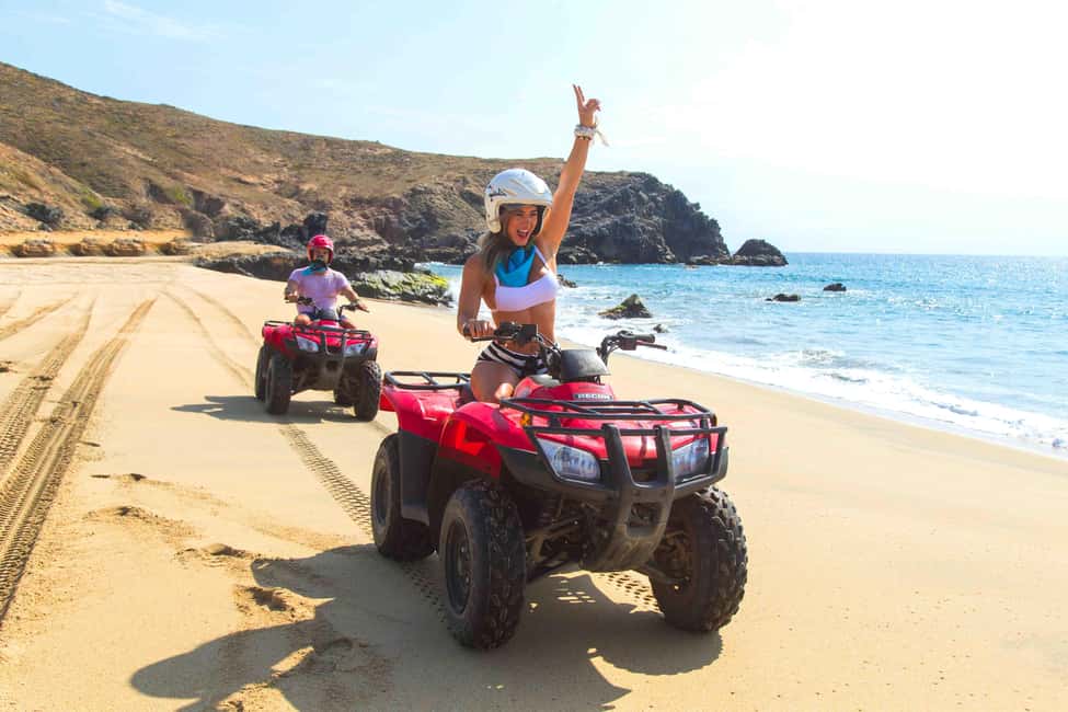 Cabo San Lucas: Beach & Desert ATV Tour with Tequila Tasting - Desert trails, sandy riverbeds, and mountain paths