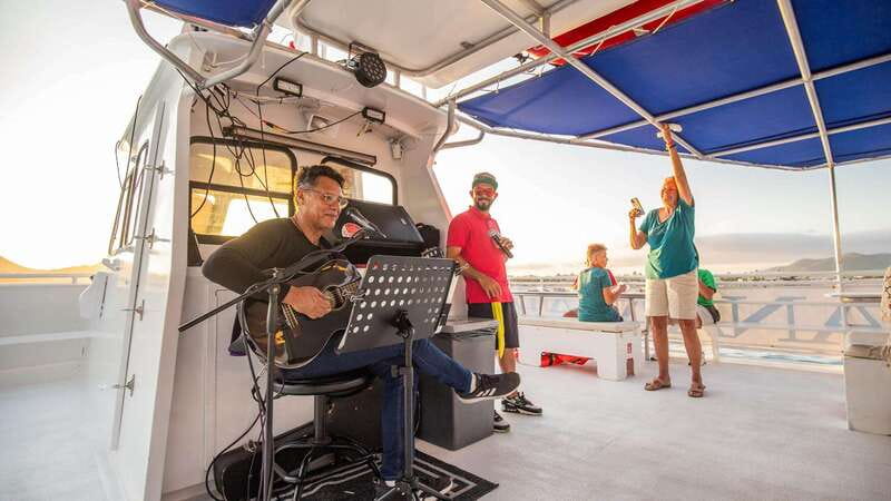 Cabo San Lucas: Cabo Mar Mexican Flavors Sunset Cruise - Sunset from the water