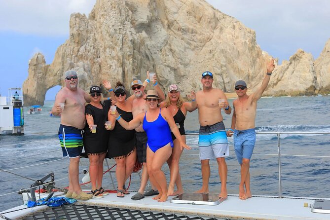 Cabo San Lucas Catamaran Cruise: Snorkel or Sunset Adventure - Pelican Rock and the daytime snorkeling stop