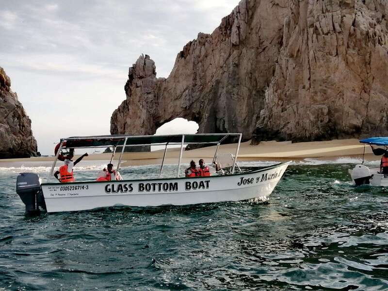 Cabo San Lucas: Classic Tour to the Arch in Glass Bottom - Love Beach, Divorce Beach, and the meeting of two seas