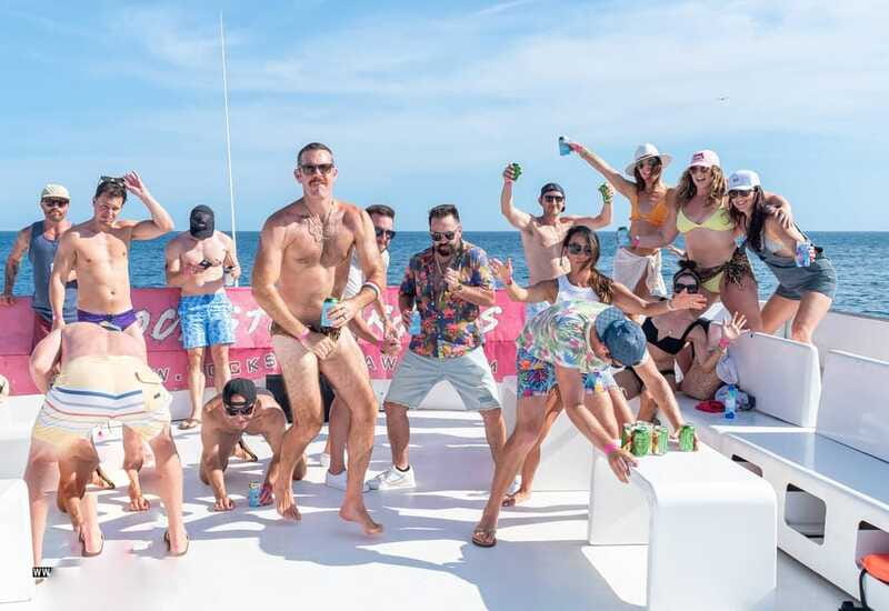 Cabo San Lucas: Hip Hop Boat Party with Unlimited Drinks - Champagne shower and the final burst of energy