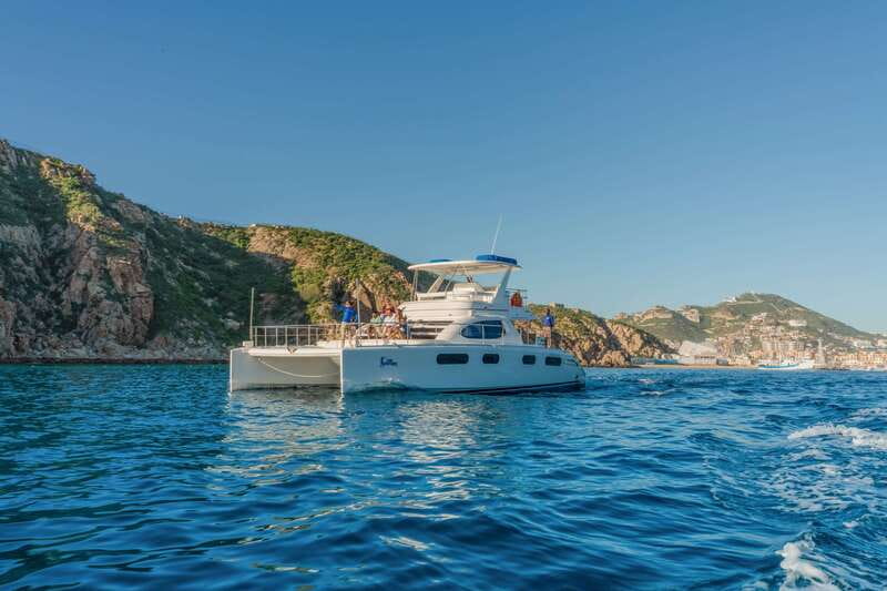 Cabo San Lucas: Luxury Catamaran Whale Watching Experience - Listening through the onboard hydrophone