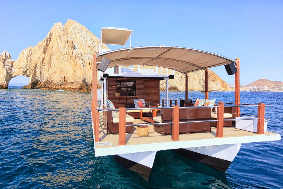 Cabo San Lucas: Private Catamaran Tour with Snorkeling - Anchoring near a semi-private beach
