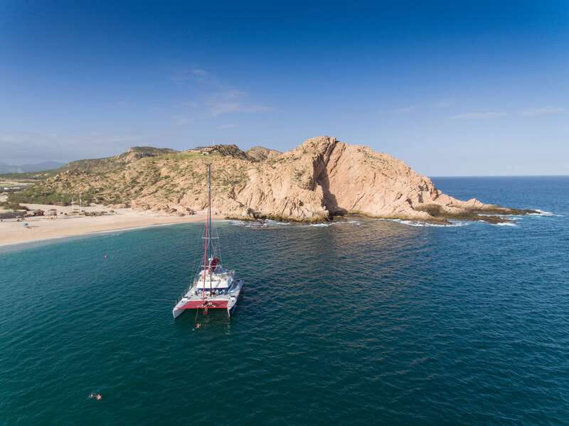 Cabo San Lucas: Snorkel, Lunch and Sail Experience - The SailRider catamaran and its social mood