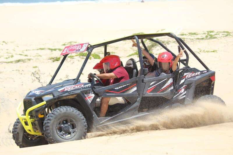 Cabo San Lucas: Tour en UTV playa desierto y tequila tasting - The dry riverbed and open coastal approach