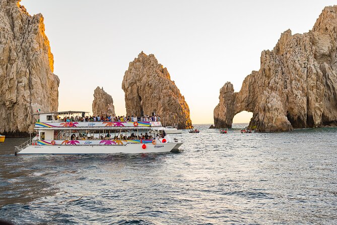 Cabo Sunset Dinner Cruise: Fajitas, Lands End and Party - Two Decks, Two Different Evenings