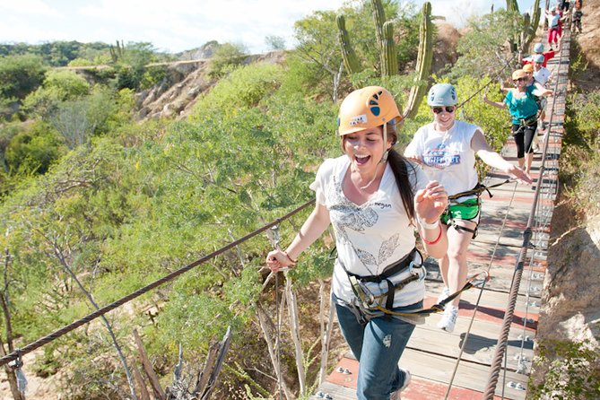 Cabo Zip-line and Rappelling Adventure - Timing, pickup, and group size