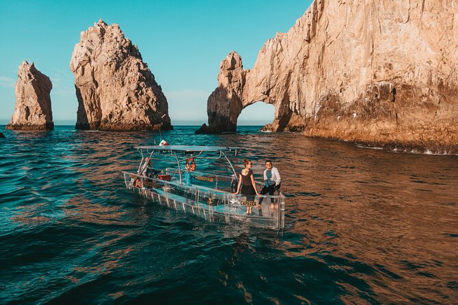 Experience the Clear Boat adventure & Cabo San Lucas City Tour - The Arch of Cabo San Lucas and Land’s End