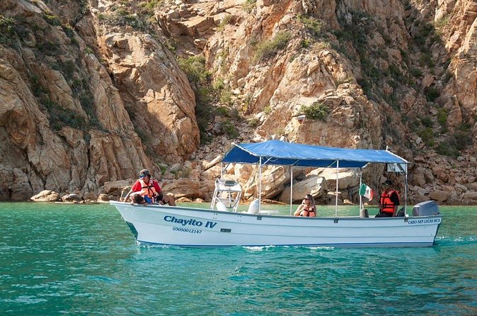 Glass Bottom Boat to the Arch and Lovers Beach: Optional Pickup - Reaching El Arco, Cabo’s essential photo stop