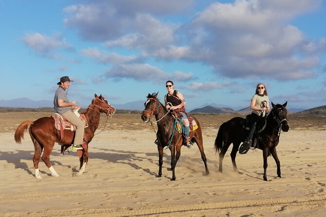 Horseback riding - Riding from Todos Santos toward the coast