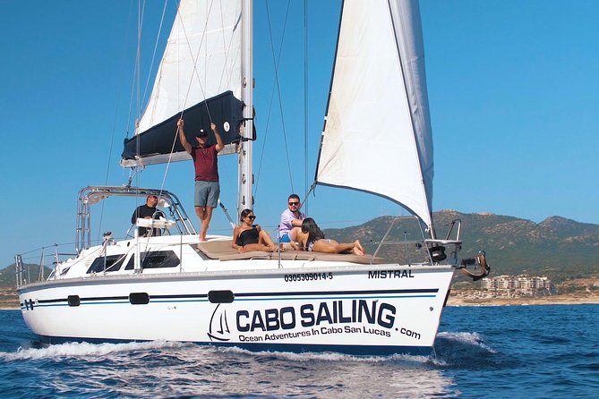 Lands End Luxury Sail and Snorkel Cruise in Cabo San Lucas - El Arco and Land’s End from the sea