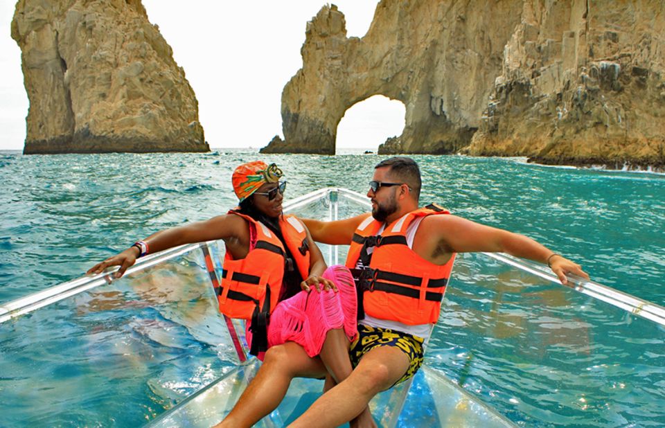 Los Cabos Arch & PelicanRock Cabo San Lucas CrystalBoat Tour - Reaching the Arch of Cabo San Lucas