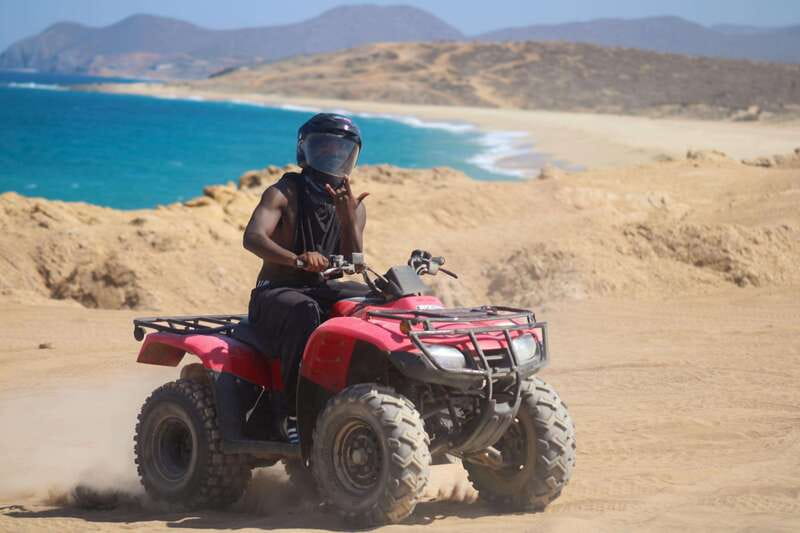 Los cabos:ATV beach&desert with transfer & tequila tasting - From Cabo’s hotels to Migriño’s dry riverbeds