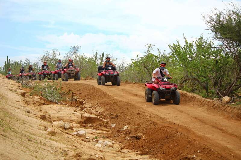 Los cabos:ATV beach&desert with transfer & tequila tasting - The 20-minute pause for photos and a breather
