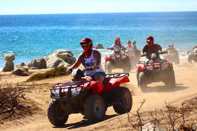 Los cabos:ATV beach&desert with transfer & tequila tasting - Getting started: instructions, helmets, and the ATV choice