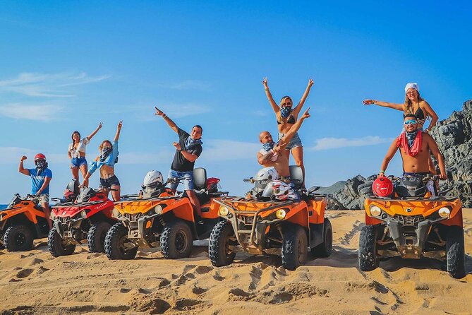 Los Cabos ATV Tour Double Rider - Getting Ready With Helmets, Goggles, and Instructions