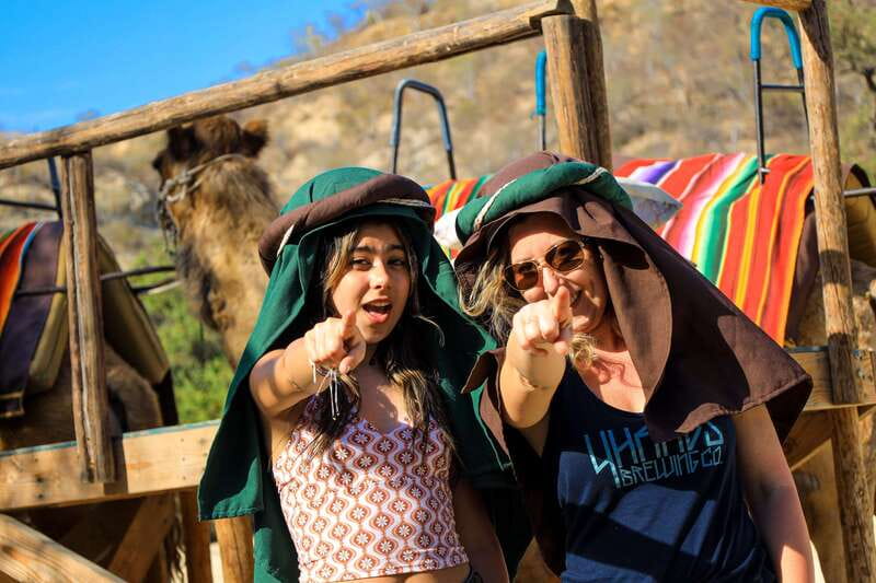 Los Cabos: Camel Ride in the Canyon & Thrilling Water-Slides - Riding along the El Tule Canyon oasis
