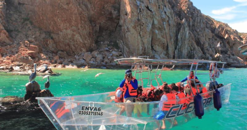 Los Cabos: Get to know the arch on the iconic transparent boat tour - Starting behind Starbucks at Envatours