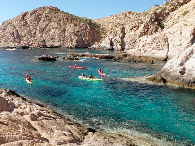Los Cabos: Kayaking and Snorkeling in Two Pristine Bays - Paddling toward Santa Maria Bay