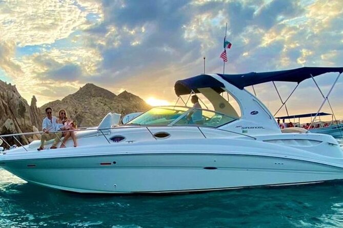 Los Cabos Private Yacht Whale Watching & Drinks - Up to 18 Guests - From C Dock to the Arch, beaches, and caves