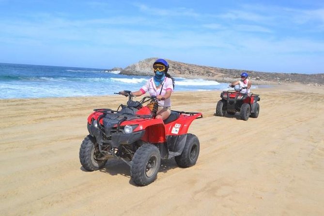 Los Cabos Single or Double ATV Beach and Desert Tour - From Cabo hotels to the Playa Migrino trail