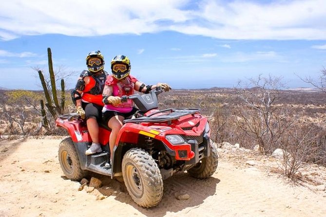 Los Cabos Single or Double ATV Beach and Desert Tour - Learning to handle a semi-automatic ATV