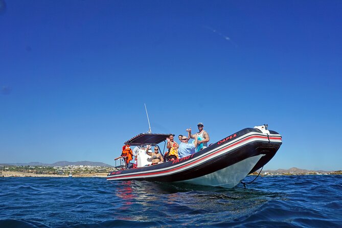 Los Cabos Snorkeling Tour by Speed Boat with Photos Included - Snacks, water, and what to bring