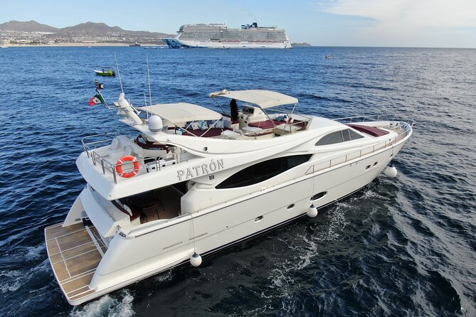 Luxury Yacht Charter in Cabo San Lucas - Ferretti 88ft. - Setting out from Cabo San Lucas Marina