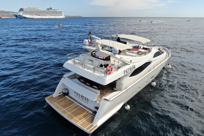 Luxury Yacht Charter in Cabo San Lucas - Ferretti 88ft. - What the $5,600 group price really means