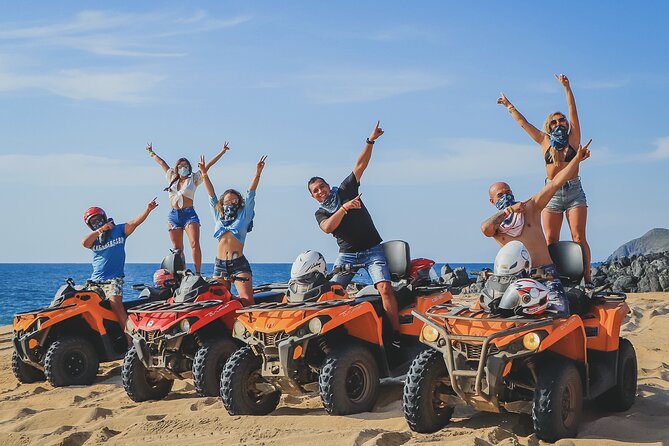 Migriño Beach and Desert ATV Tour in Cabo - The aviary and the equipment check