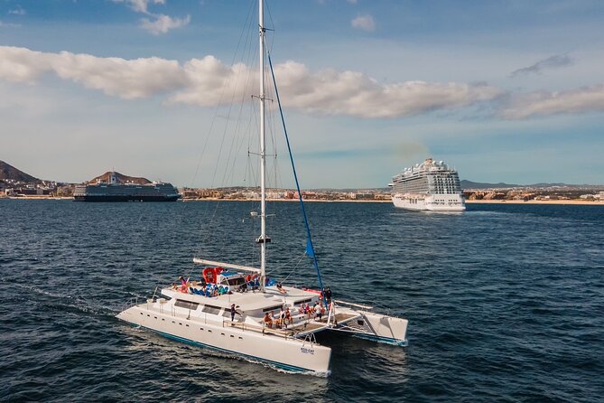 Multimillion Yacht Cabo Cruise Sunset or Snorkel Optional PICKUP! - Snorkeling at the daytime departure