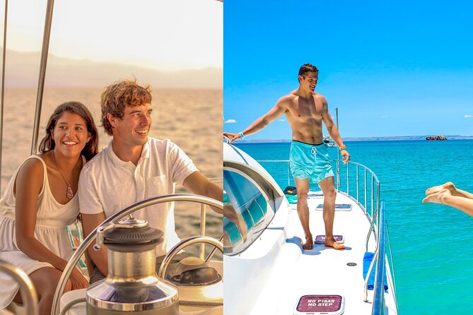 Multimillion Yacht Cabo Cruise Sunset or Snorkel Optional PICKUP! - Leaving the Cabo San Lucas marina